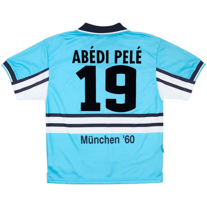 1997-98 1860 Munich Home Shirt Abedi Pele #19 - 8/10 - (M)
