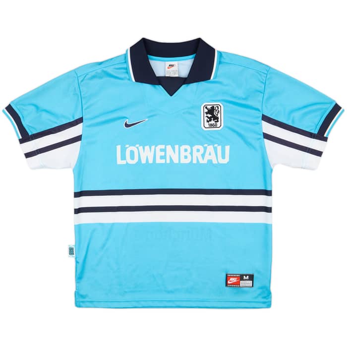 1997-98 1860 Munich Home Shirt Abedi Pele #19 - 8/10 - (M)