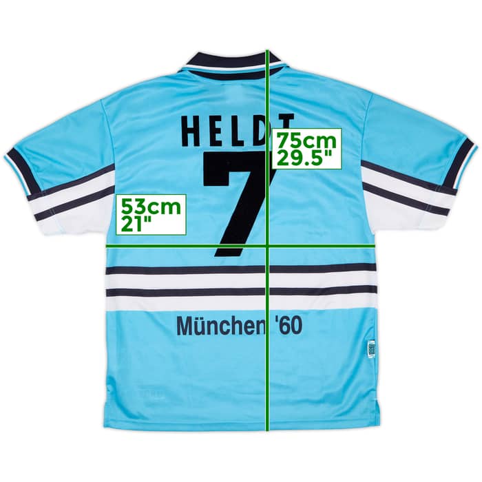 1997-98 1860 Munich Home Shirt Heldt #7 - 9/10 - (M)