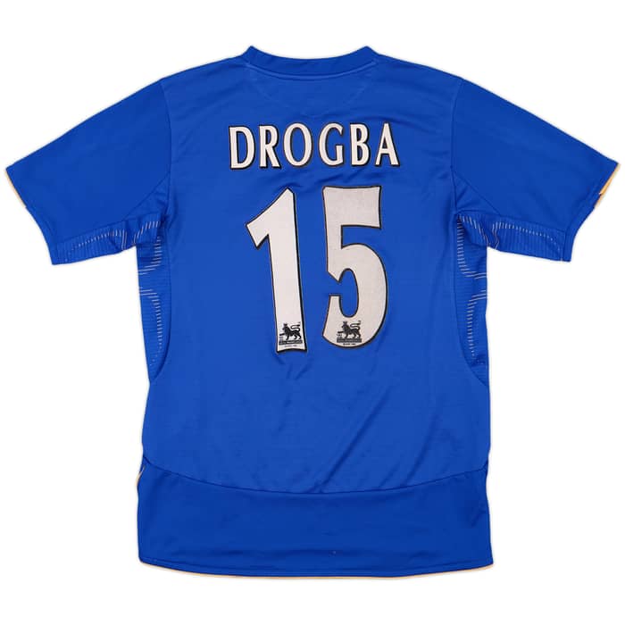 2005-06 Chelsea Centenary Home Shirt Drogba #15 - 6/10 - (S)