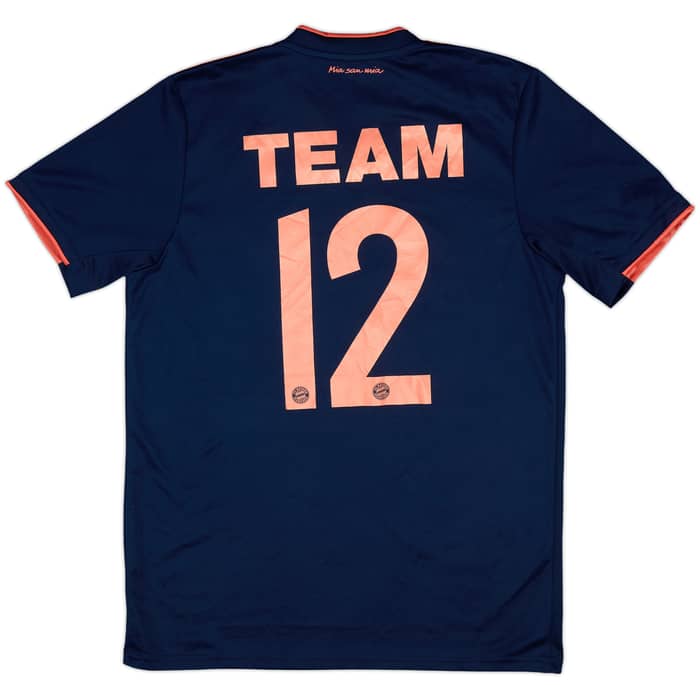 2019-20 Bayern Munich Third Shirt Team #12 - 7/10 - (M)