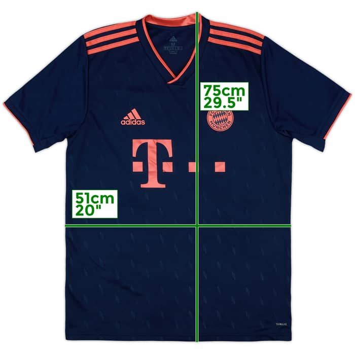 2019-20 Bayern Munich Third Shirt Team #12 - 7/10 - (M)
