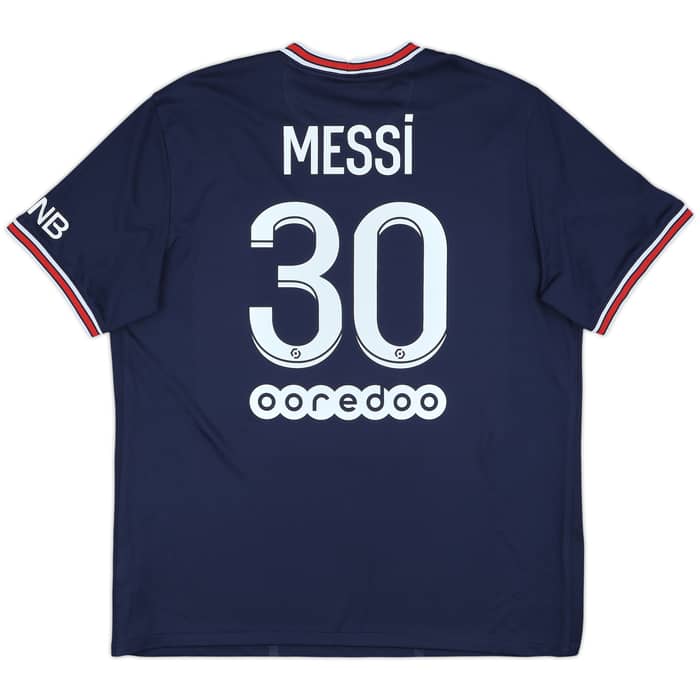 2021-22 Paris Saint-Germain Home Shirt Messi #30 - 9/10 - (XL)