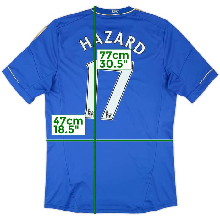 2012-13 Chelsea Home Shirt Hazard #17 - 8/10 - (M)