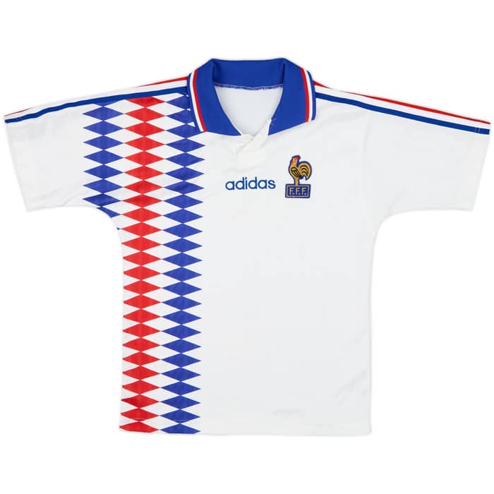 1994-96 France Away Shirt - 8/10 - (Y)