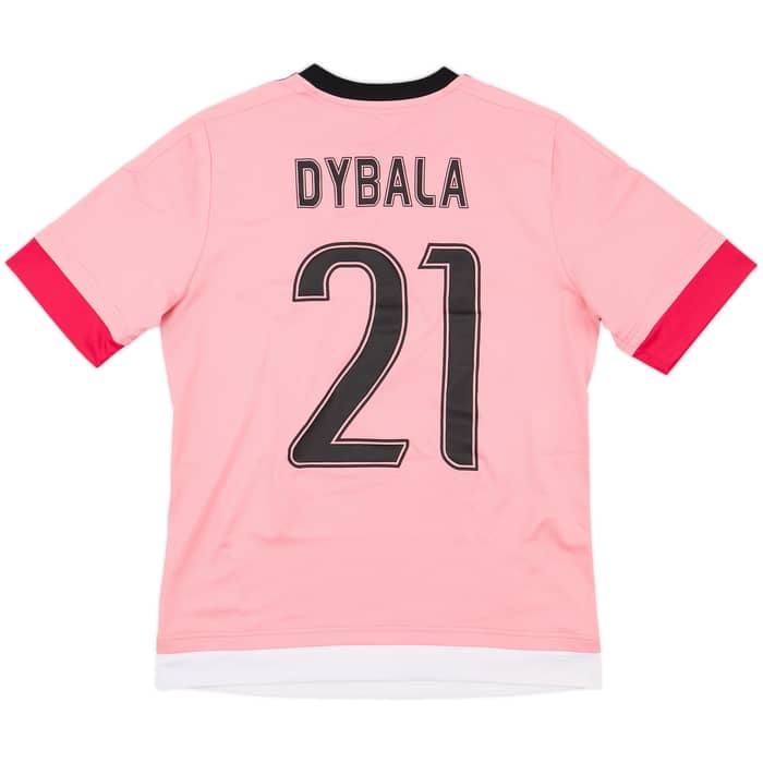 2015-16 Juventus Away Shirt Dybala #21 - 7/10 - (XL.Boys)