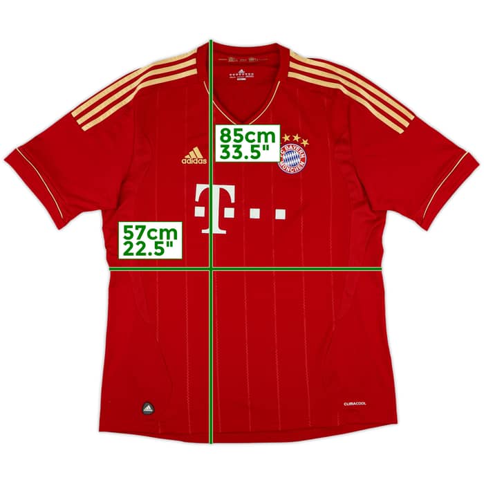 2011-13 Bayern Munich Home Shirt - 4/10 - (XL)