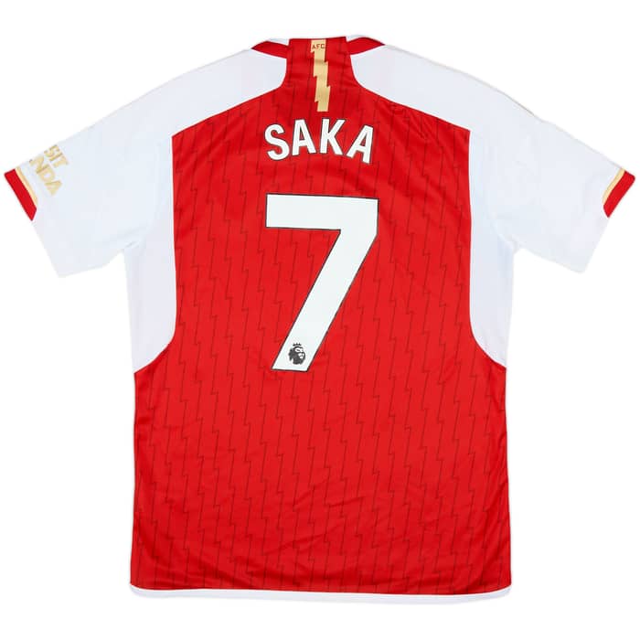 2022-23 Arsenal Home Shirt Saka #7 - 7/10 - (L)