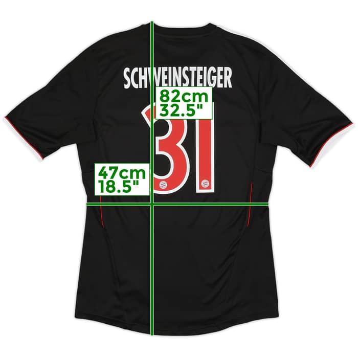 2011-12 Bayern Munich Third Shirt Schweinsteiger #31 - 7/10 - (M)
