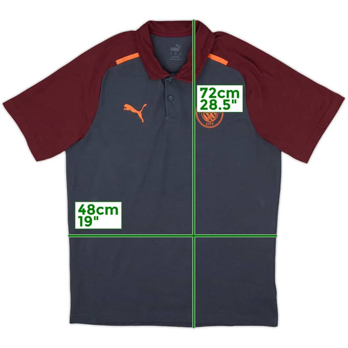 2023-24 Manchester City Puma Polo Shirt - 10/10 - (M)