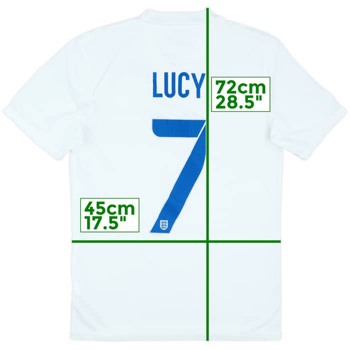 2014-15 England Home Shirt Lucy #7 - 7/10 - (S)