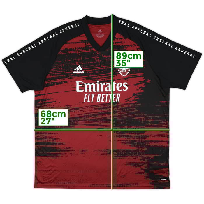 2020-21 Arsenal adidas Training Shirt - 10/10 - (XXL)