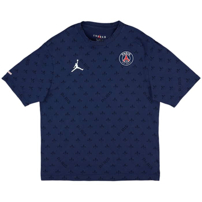 2021-22 Paris Saint-Germain Jordan Cotton Tee - 10/10 - (M)