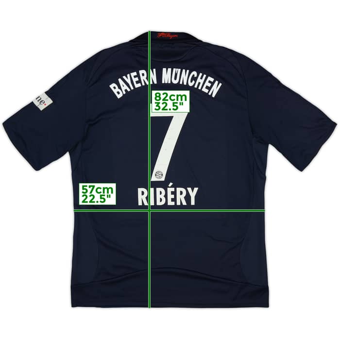 2008-09 Bayern Munich Away Shirt Ribery #7 - 7/10 - (XL)