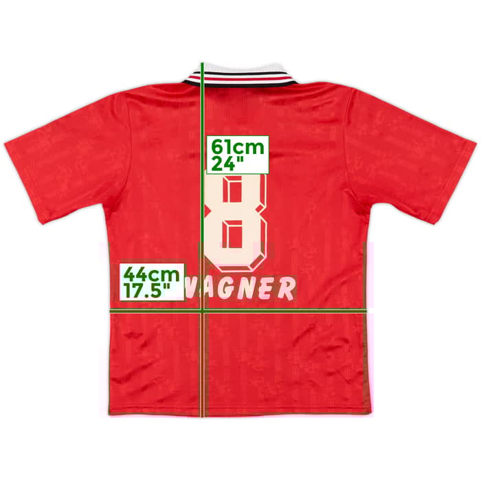 1996-98 Kaiserslautern Home Shirt Wagner #8 - 8/10 - (L.Boys)