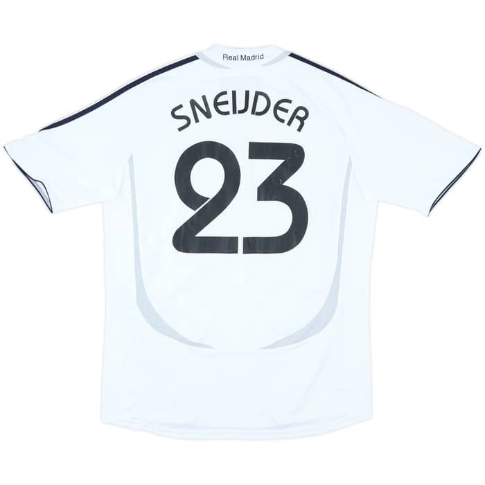 2006-07 Real Madrid Home Shirt Sneijder #23 - 7/10 - (L)