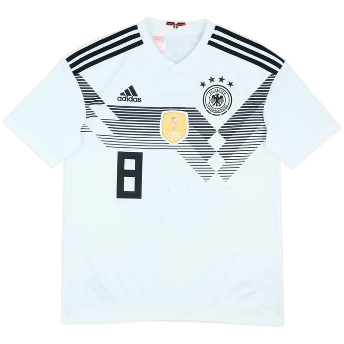 2018-19 Germany Home Shirt Kroos #8 - 5/10 - (XL.Boys)
