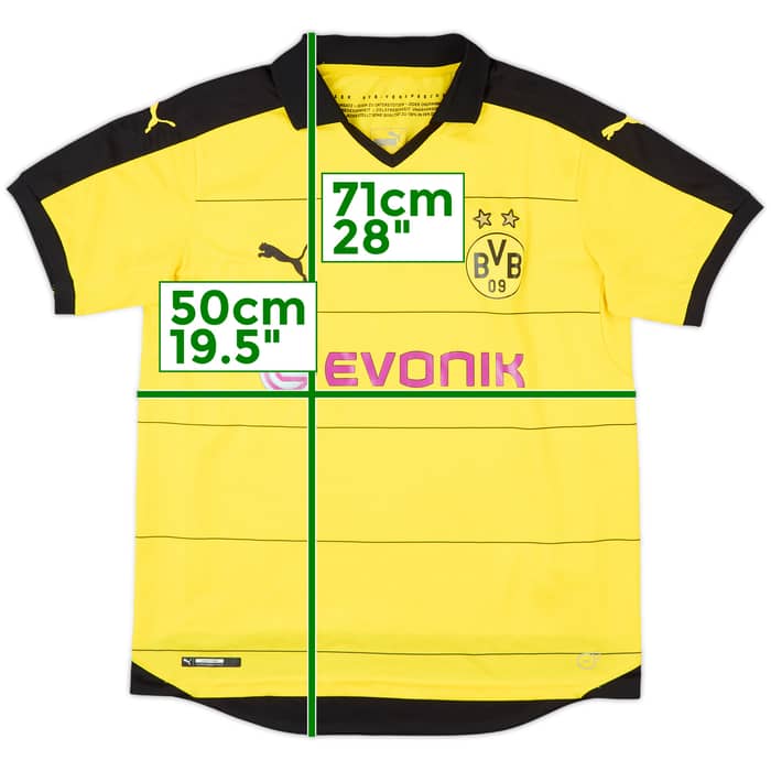 2015-16 Borussia Dortmund Home Shirt - 9/10 - (XS)
