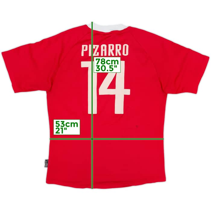 2001-02 Bayern Munich CL Shirt Pizarro #14 - 4/10 - (S)
