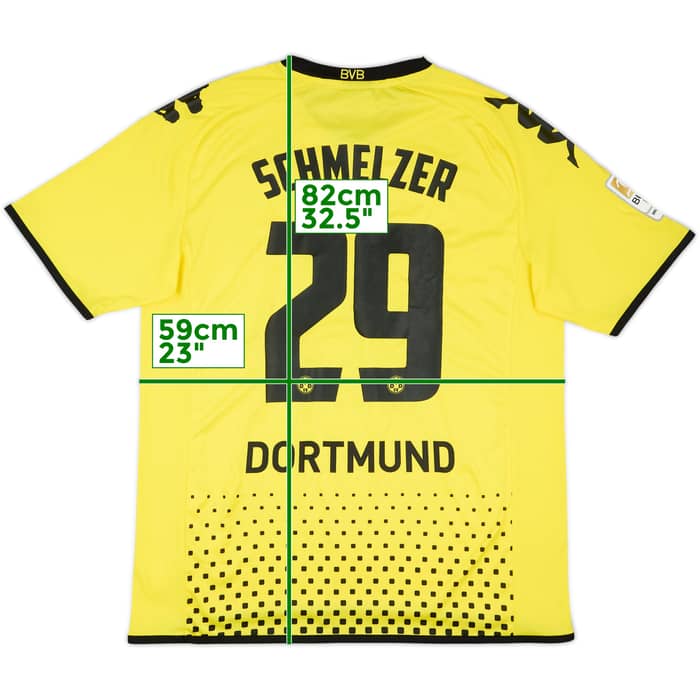 2011-12 Borussia Dortmund Home Shirt Schmelzer #29 - 8/10 - (XXL)