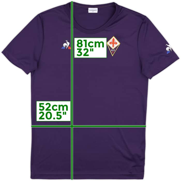 2017-18 Fiorentina Le Coq Sportif Training Shirt - 9/10 - (M)