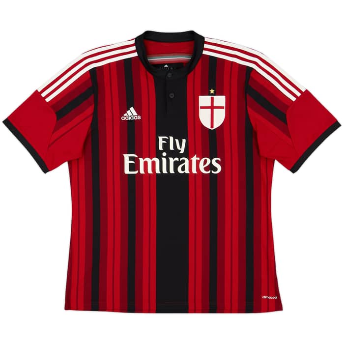 2014-15 AC Milan Home Shirt - 10/10 - (XL)