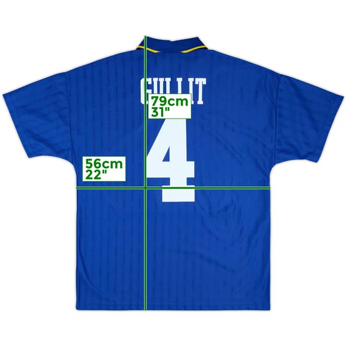 1995-97 Chelsea Home Shirt Gullit #4 - 5/10 - (XL)