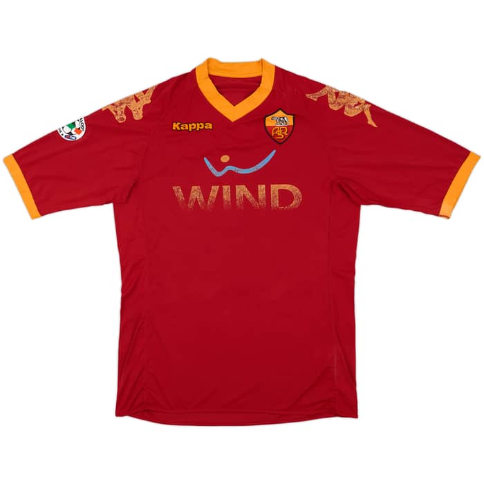 2010-11 Roma Home Shirt De Rossi #16 - 4/10 - (XL)