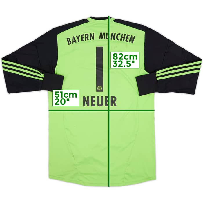 2012-13 Bayern Munich GK Shirt Neuer #1 - 5/10 - (L)