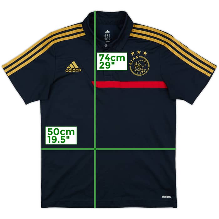 2013-14 Ajax adidas Polo Shirt - 6/10 - (M/L)