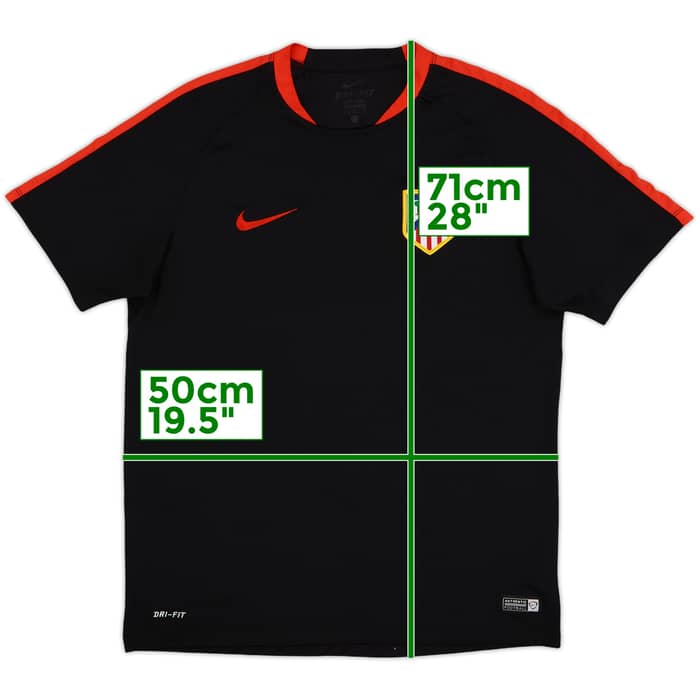 2015-16 Atletico Madrid Nike Training Shirt - 8/10 - (L)