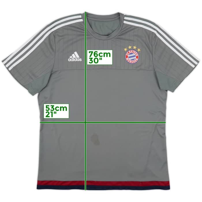 2015-16 Bayern Munich adidas Training Shirt - 7/10 - (XL)