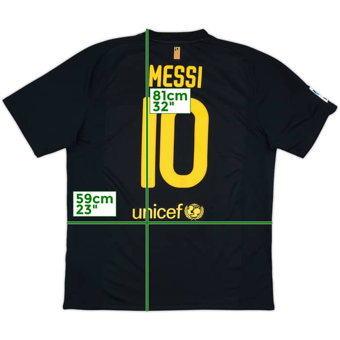 2011-12 Barcelona Away Shirt Messi #10 - 8/10 - (XL)