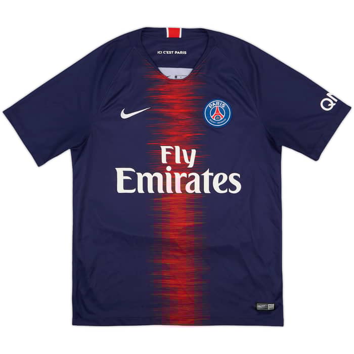 2018-19 Paris Saint-Germain Home Shirt Neymar Jr #10 - 9/10 - (M)