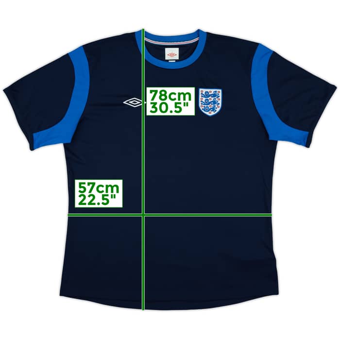2010-11 England Umbro Training Shirt - 10/10 - (XL)