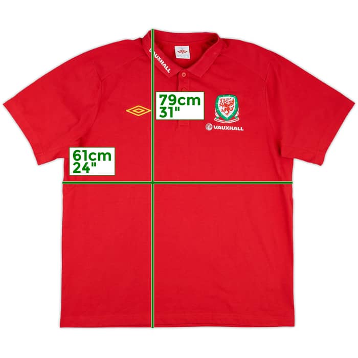 2012-13 Wales Umbro Polo Shirt - 8/10 - (XXL)