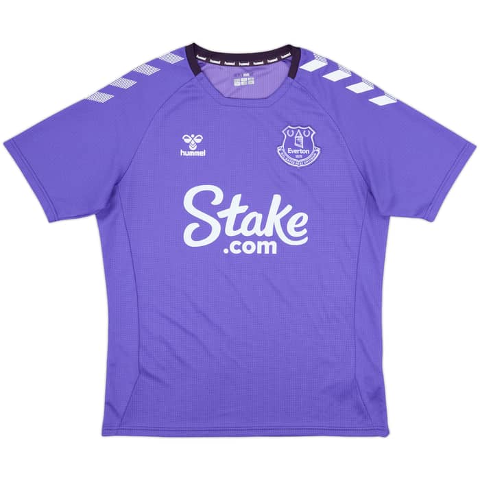 2021-22 Everton Hummel Training Shirt - 9/10 - (L)
