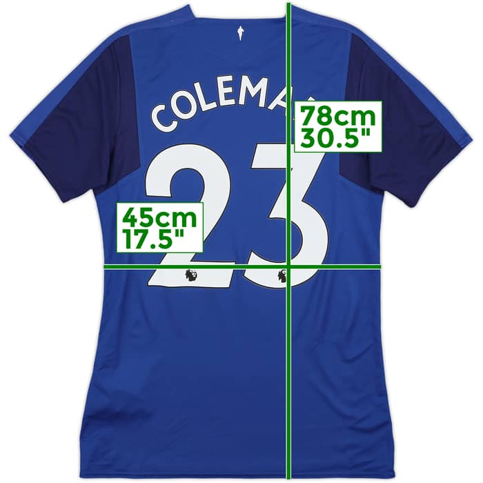 2017-18 Everton Home Shirt Coleman #23 - 10/10 - (M)