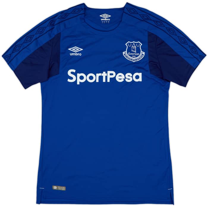 2017-18 Everton Home Shirt Baines #3 - 9/10 - (M)