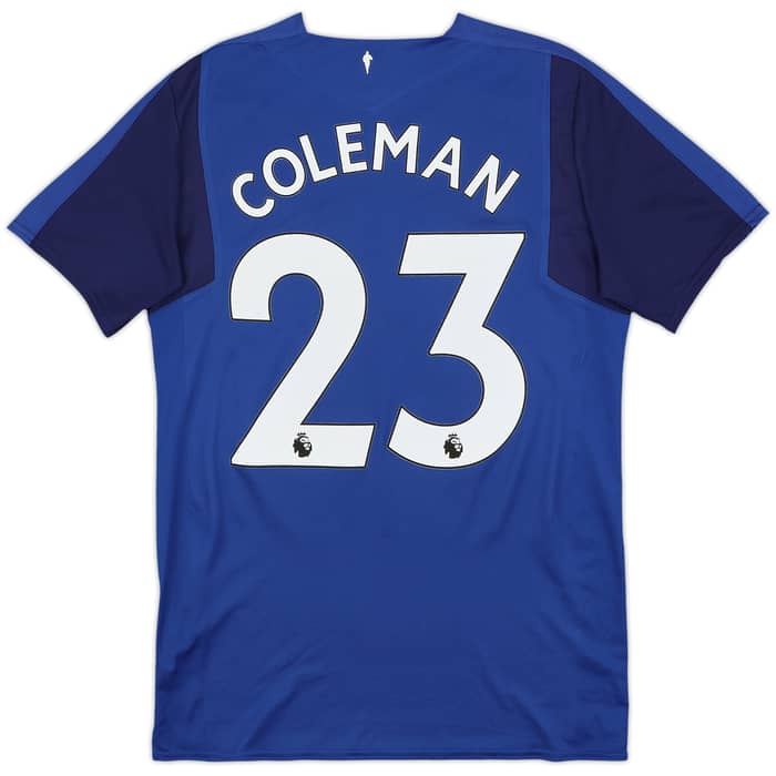 2017-18 Everton Home Shirt Coleman #23 - 8/10 - (M)