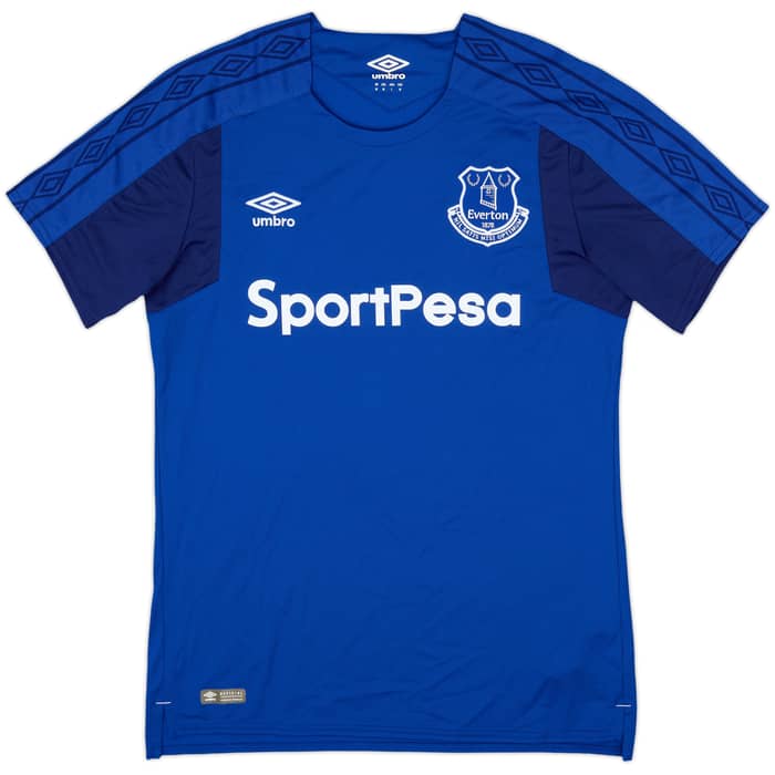 2017-18 Everton Home Shirt Baines #3 - 10/10 - (M)