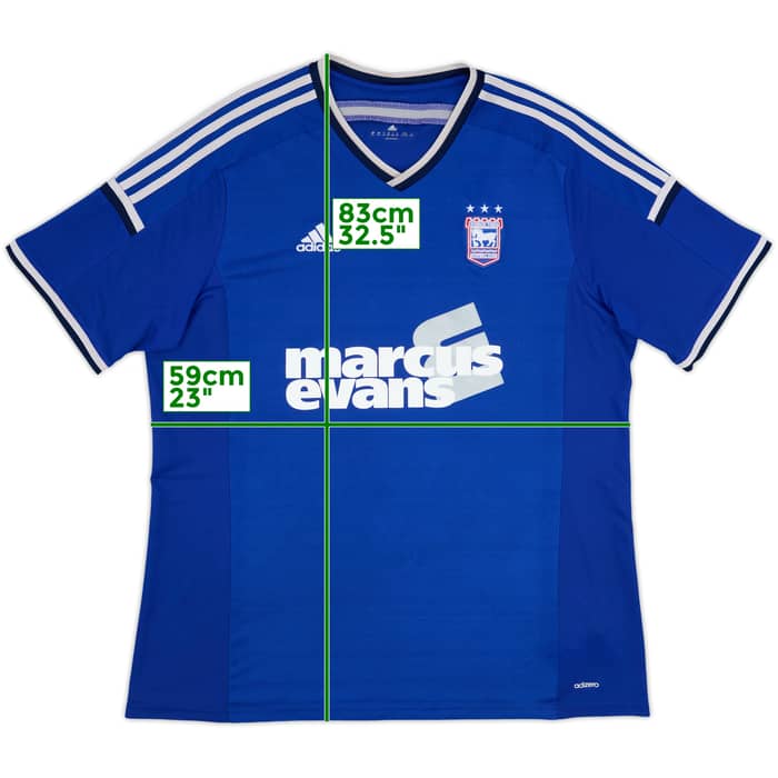 2014-15 Ipswich Home Shirt - 6/10 - (XXL)