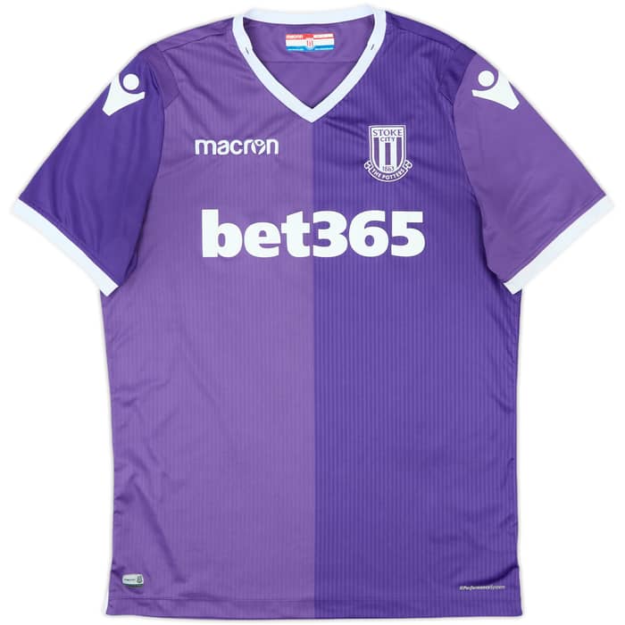 2018-19 Stoke City Away Shirt - 8/10 - (L)