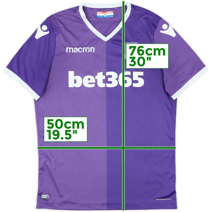2018-19 Stoke City Away Shirt - 8/10 - (L)