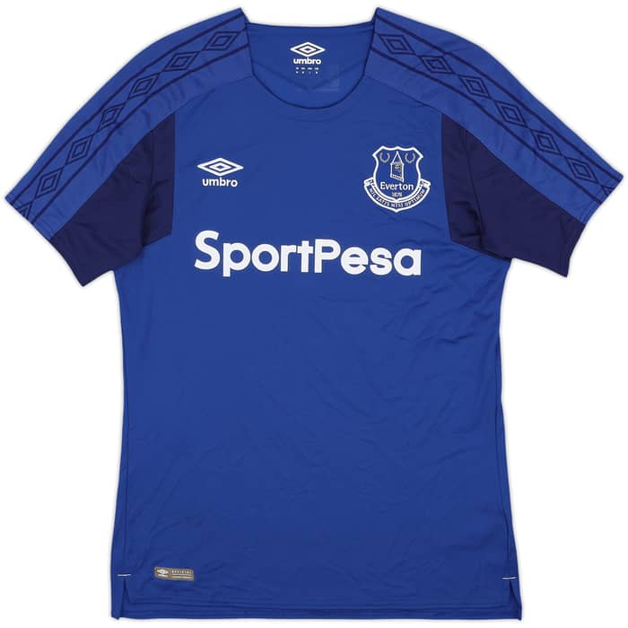 2017-18 Everton Home Shirt Baines #3 - 9/10 - (M)