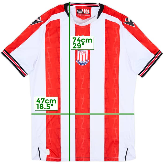 2024-25 Stoke City Home Shirt #2 - 7/10 - (M)