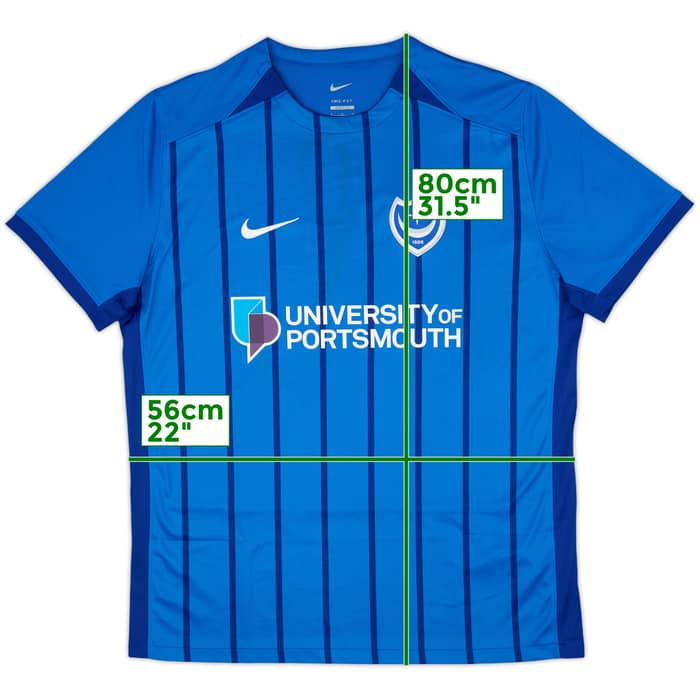 2024-25 Portsmouth Home Shirt - 7/10 - (XL)