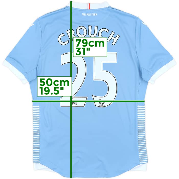 2016-17 Stoke City Away Shirt Crouch #25 - 9/10 - (M)