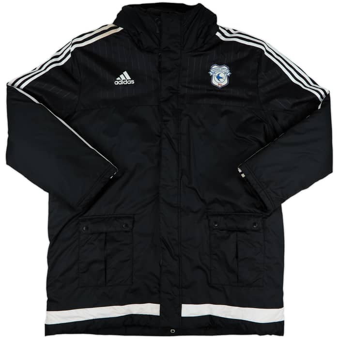 2015-16 Cardiff City adidas Padded Bench Coat - 7/10 - (XXL)