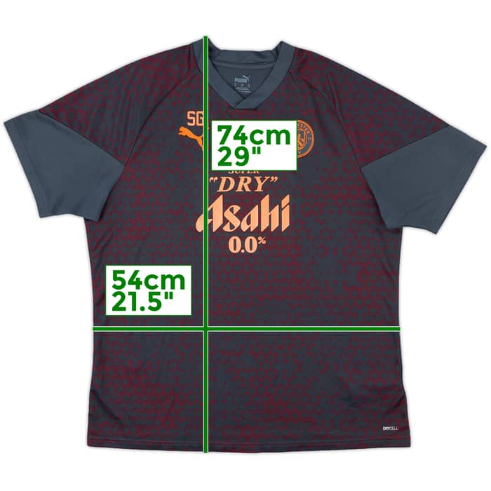 2023-24 Manchester City Puma Staff Issue Training Shirt SG - 9/10 - (XL)
